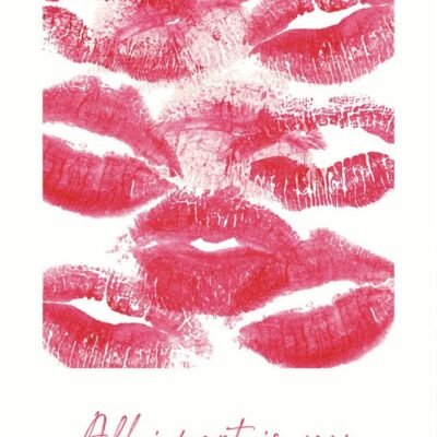 Листівка "Поцілунки"