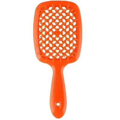 Гребінець для волосся помаранчевий неон Janeke Superbrush Small