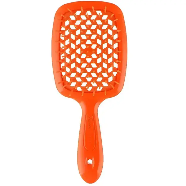 Гребінець для волосся помаранчевий неон Janeke Superbrush Small