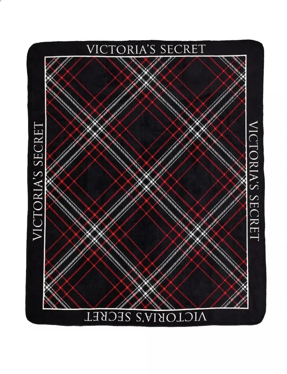 Плед Victoria`s Secret Cozy-Fleece Blanket (black)