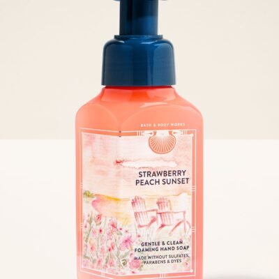 Парфумоване пінне мило для рук Bath & Body Works Strawberry Peach Sunset, 259 мл