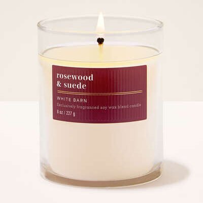 Парфумована свічка на 1 гніт Bath & Body Works Rosewood & Suede, 227 г