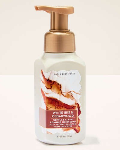 Парфумоване пінне мило для рук Bath & Body Works White Iris & Cedarwood, 259 мл