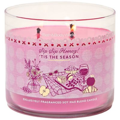 Парфумована свічка на 3 гноти Bath & Body Works 'Tis The Season, 411 г