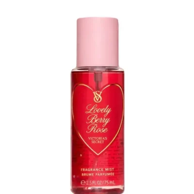 Парфумований міні спрей для тіла та волосся Victoria's Secret Lovely Berry Rose, 75 мл