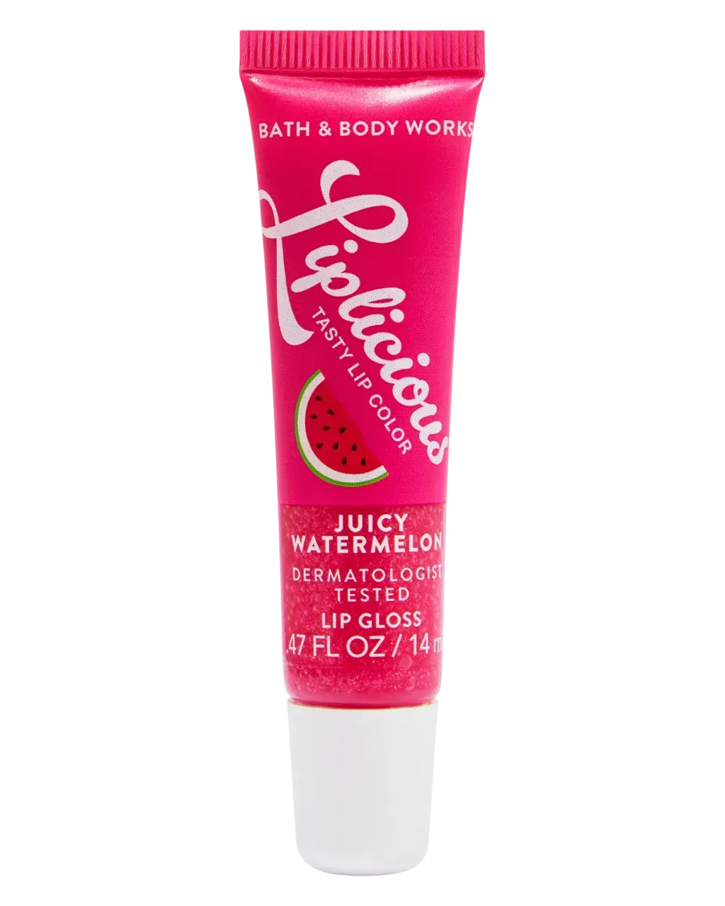 Блиск для губ з відтінком та шиммером Bath & Body Works Juicy Watermelon, 14 мл