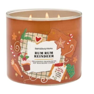 Парфумована свічка на 3 гноти Bath & Body Works Rum Rum Reindeer, 411 г