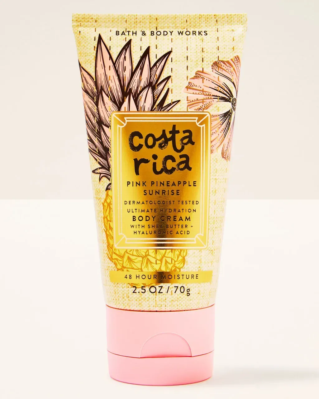 Парфумований міні крем для тіла Bath & Body Works Costa Rica Pink Pineapple Sunrise, 70 г