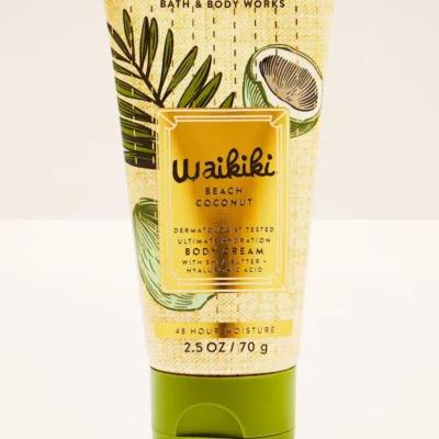 Парфумований міні крем для тіла Bath & Body Works Waikiki Beach Coconut, 70 г