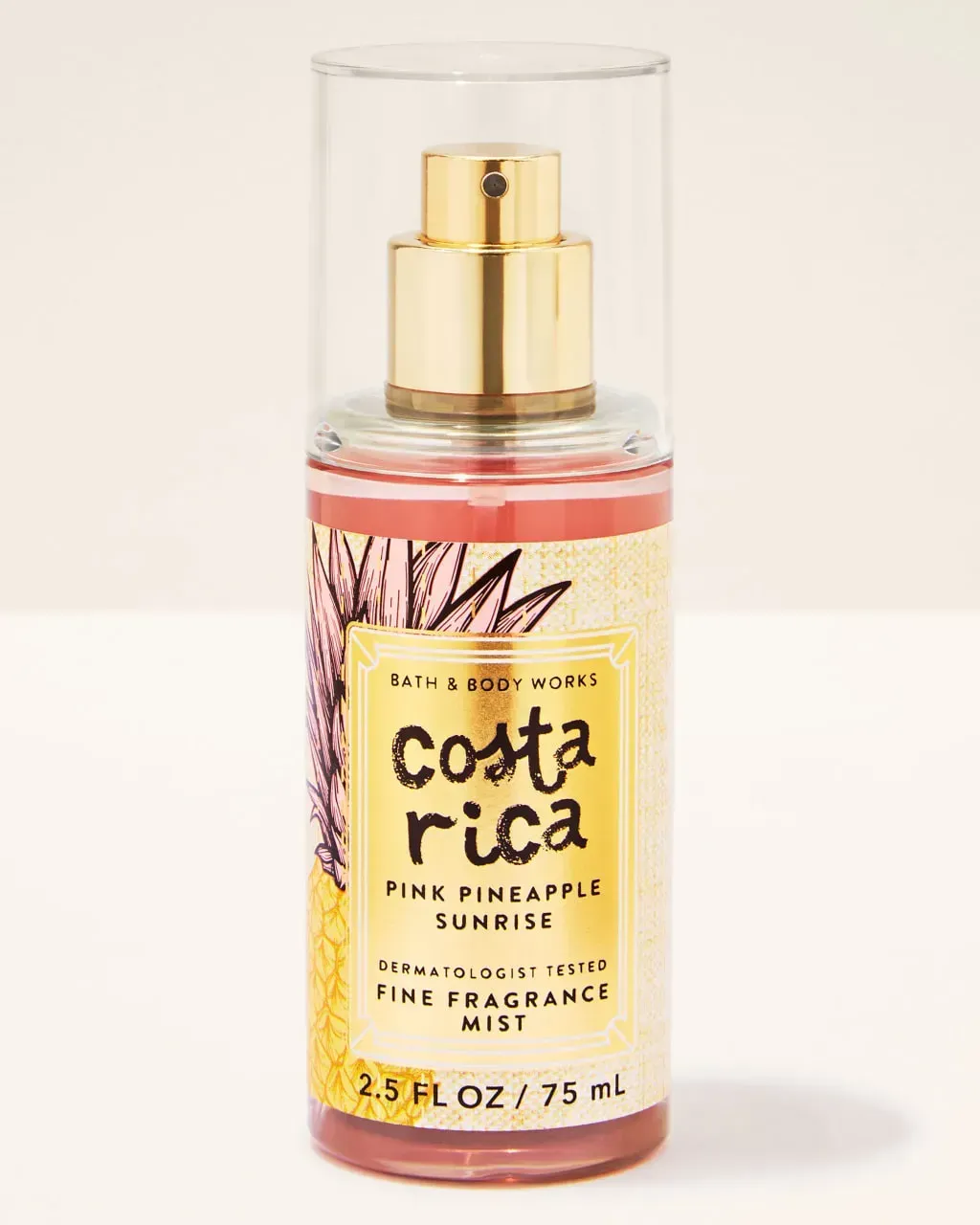 Парфумований міні спрей для тіла Bath & Body Works Costa Rica Pink Pineapple Sunrise, 75 мл
