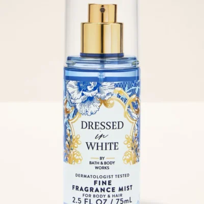 Парфумований міні спрей для тіла Bath & Body Works Dressed in White, 75 мл