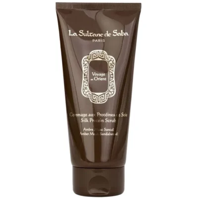 Парфумований протеїновий шовковий скраб для тіла La Sultane De Saba Amber Musk Santal, 200 мл