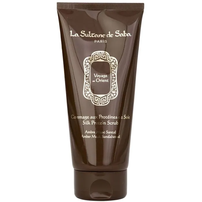 Парфумований протеїновий шовковий скраб для тіла La Sultane De Saba Amber Musk Santal, 200 мл