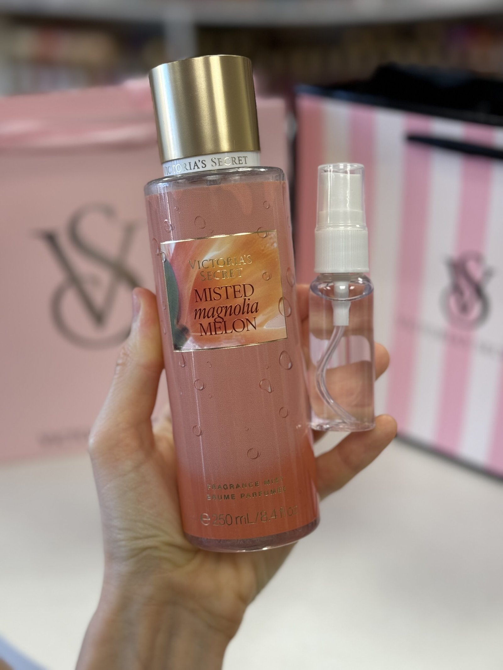 Парфумований спрей для тіла (розпив) Victoria's Secret Misted Magnolia Melon, 20 мл