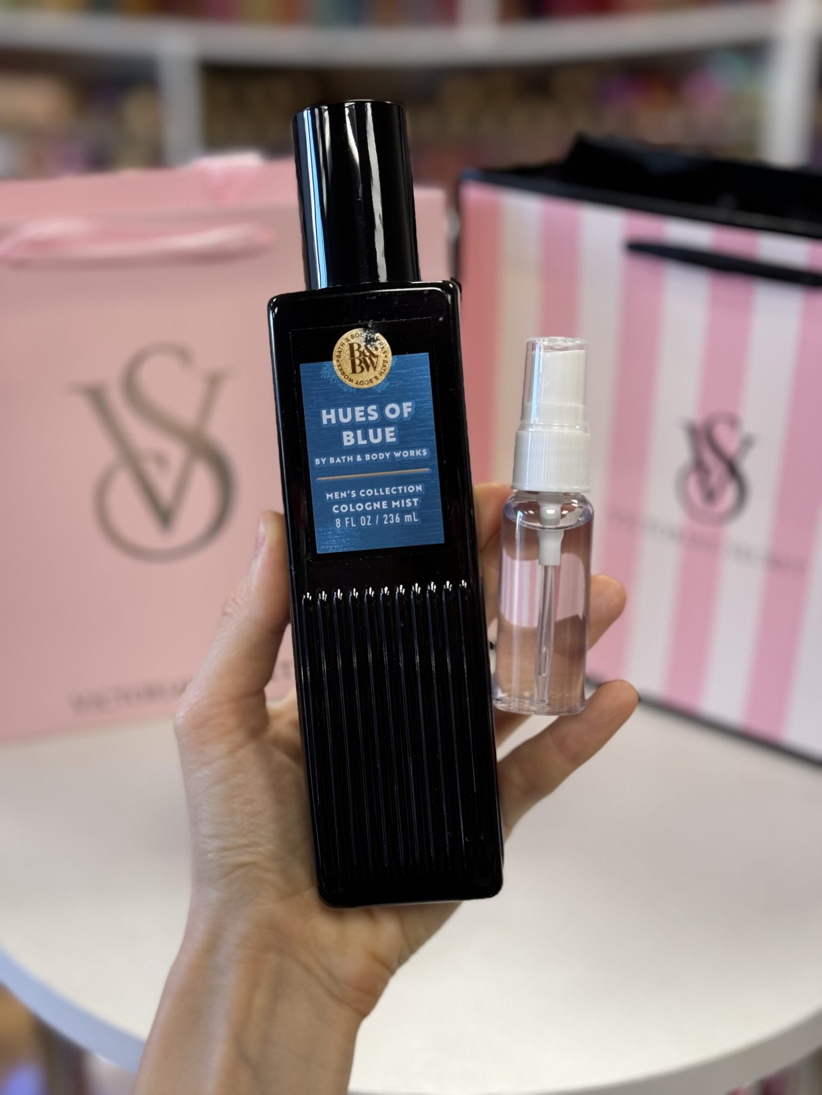 Парфумований чоловічий спрей для тіла (розпив) Bath & Body Works Hues of Blue, 20 мл