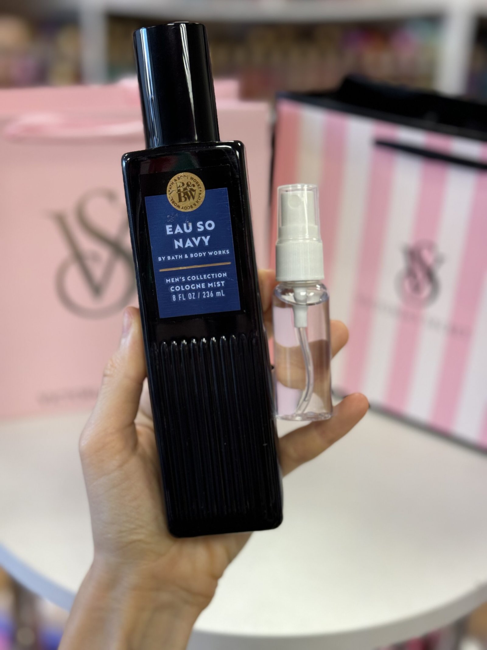 Парфумований чоловічий спрей для тіла (розпив) Bath & Body Works Eau So Navy, 20 мл