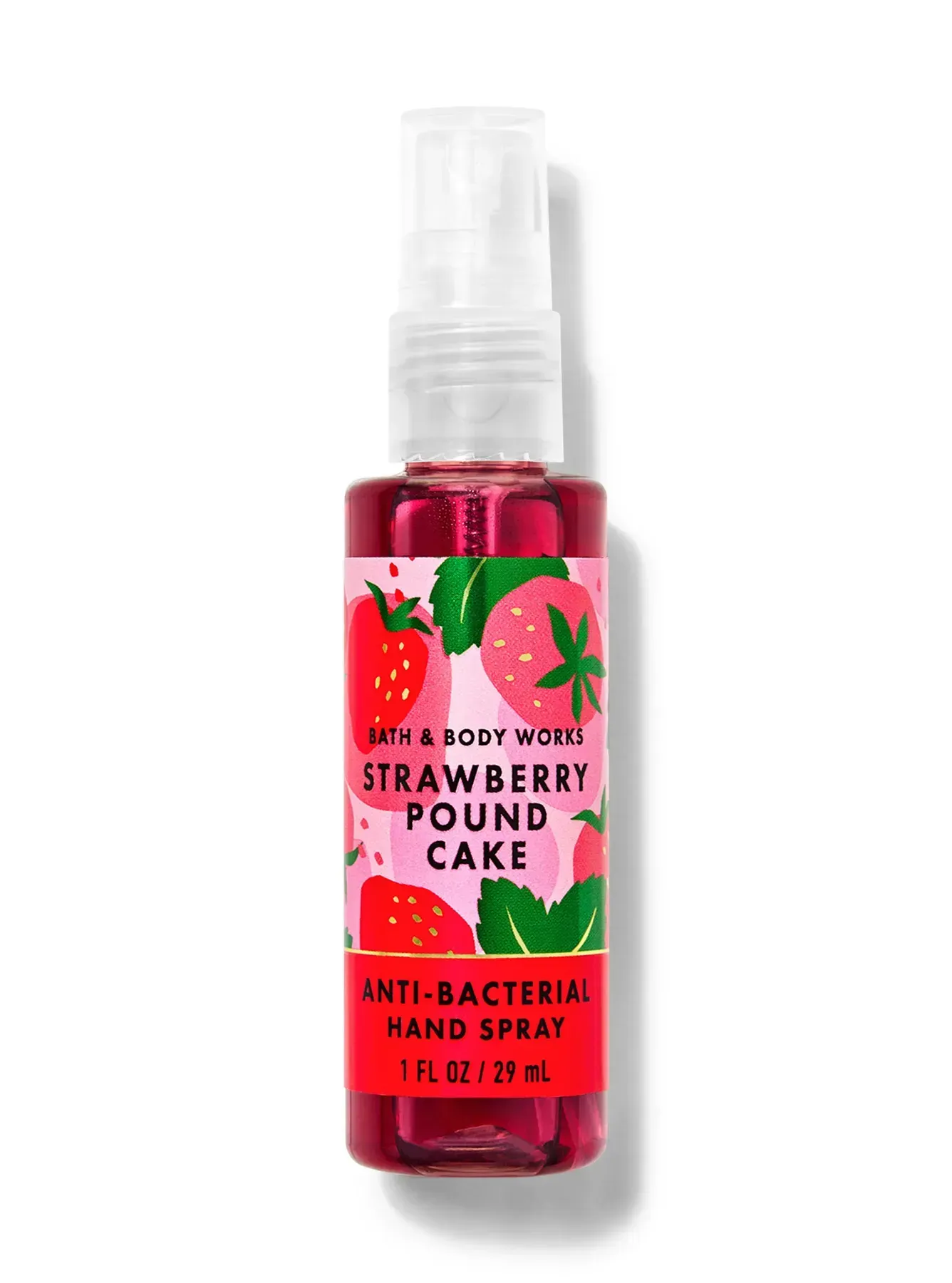 Антисептик-спрей (санітайзер) для рук Bath & Body Works Strawberry Pound Cake, 29 мл