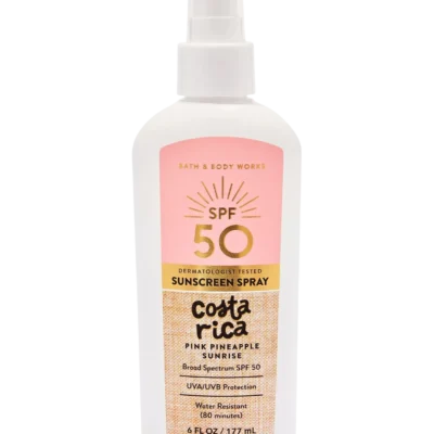 Парфумований спрей для тіла SPF 50 Bath & Body Works Costa Rica Pink Pneapple Sunrise, 177 мл