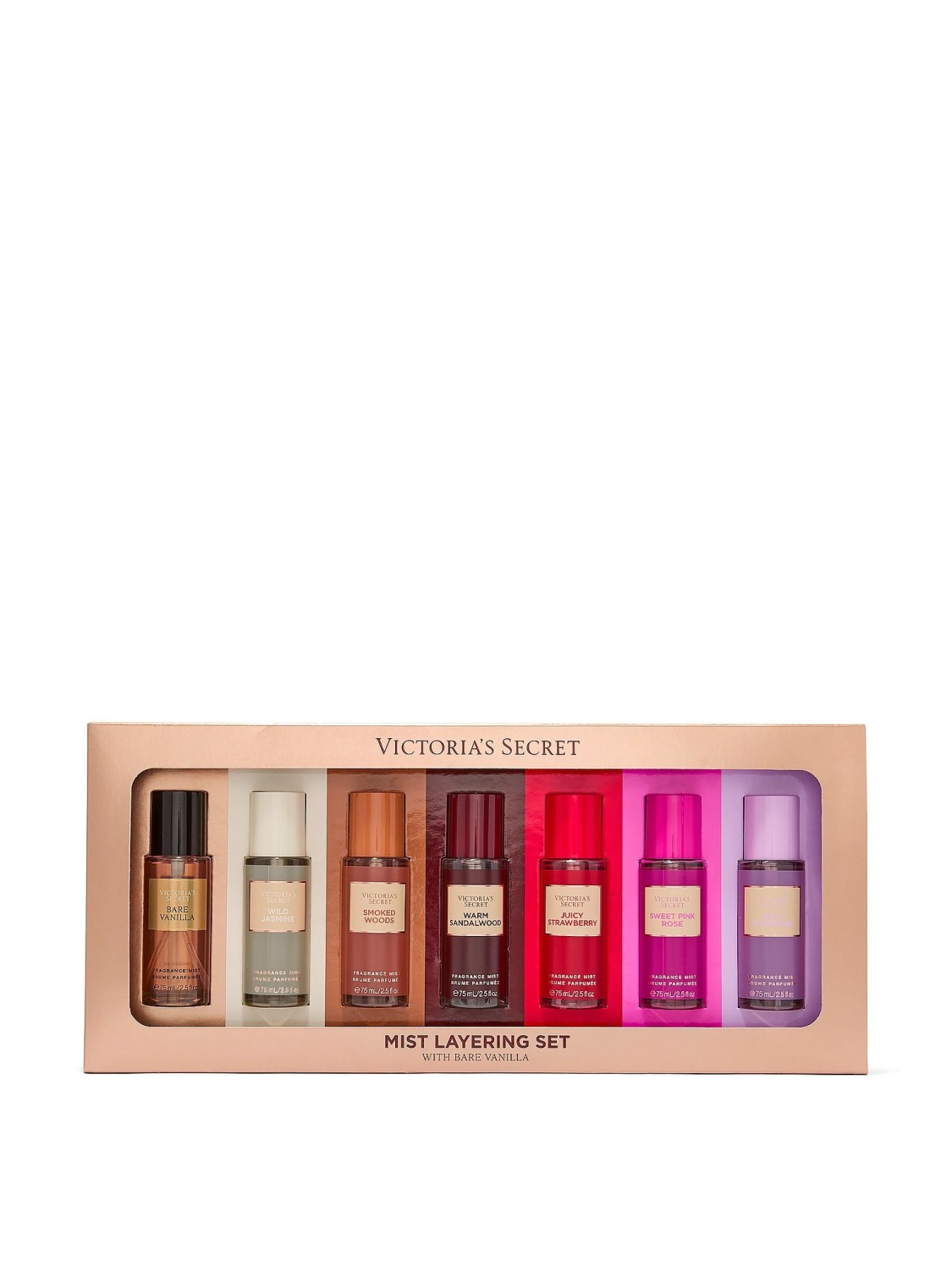 Набір спреїв Victoria's Secret 7-Piece Fragrance Mist Layering Gift Set