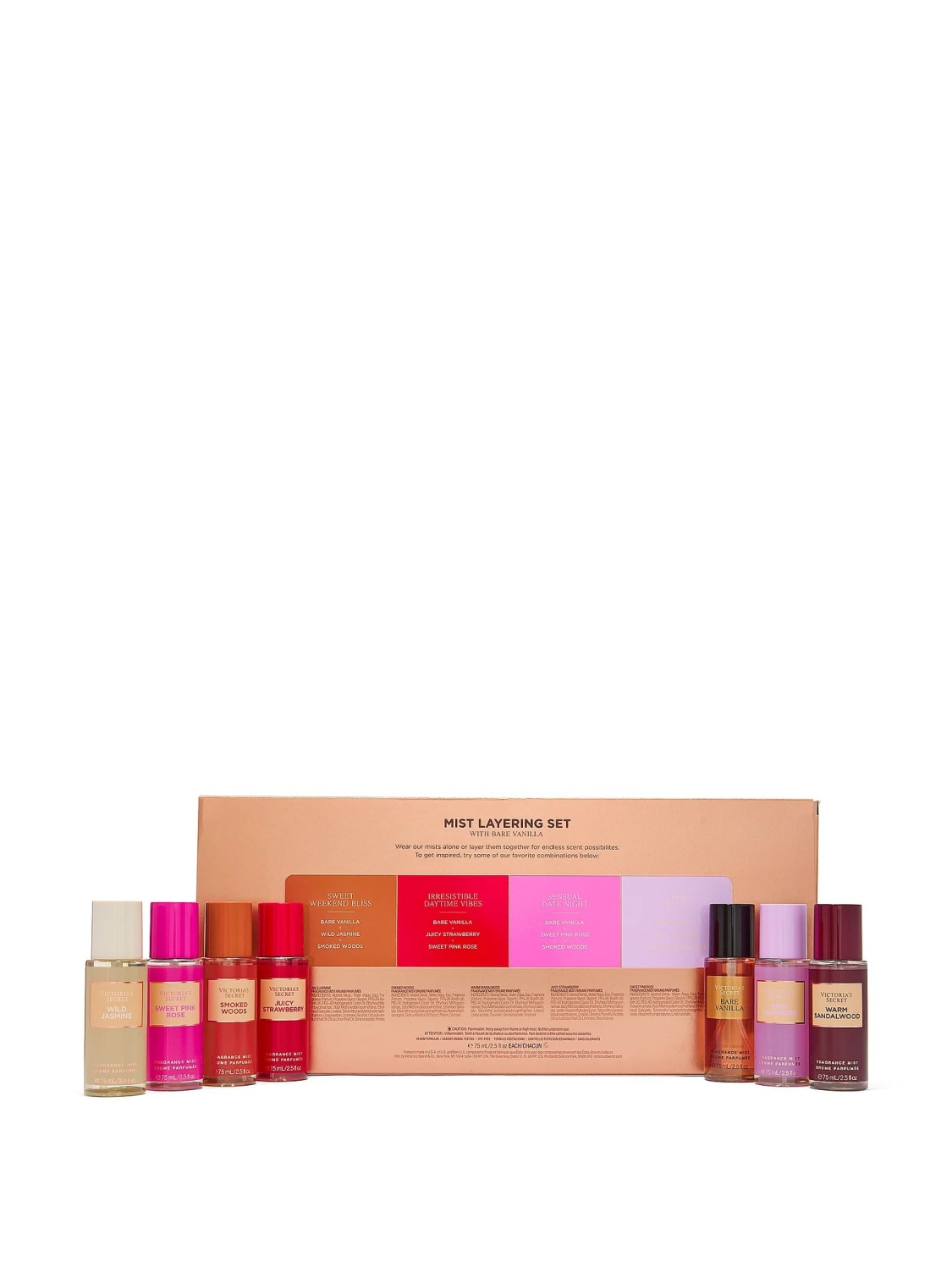 Набір спреїв Victoria's Secret 7-Piece Fragrance Mist Layering Gift Set