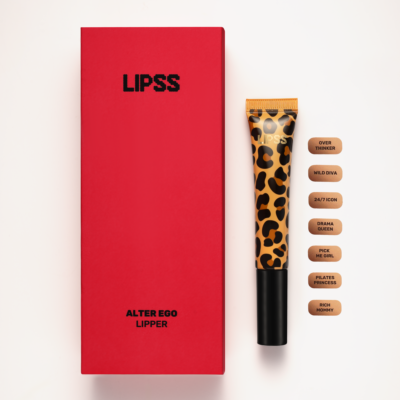 Блиск для губ з ароматом вишневого брауні Lipss Alter Ago Lipper, 12 мл