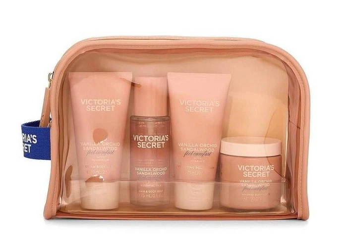 Подарунковий набір з косметичкою Victoria's Secret Vanilla Orchid & Sandalwood