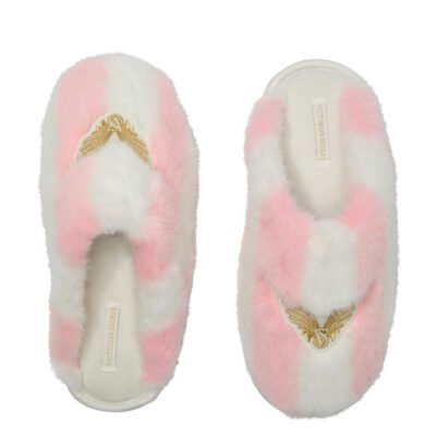 Капці Victoria's Secret Luxe Plush Closed-Toe Slippers Heritage Stripe
