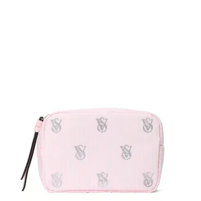 Косметичка Victoria's Secret Shine Logo Travel Makeup Bag