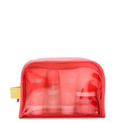 Подарунковий набір з косметичкою Feel Bright White Peach & Mango
