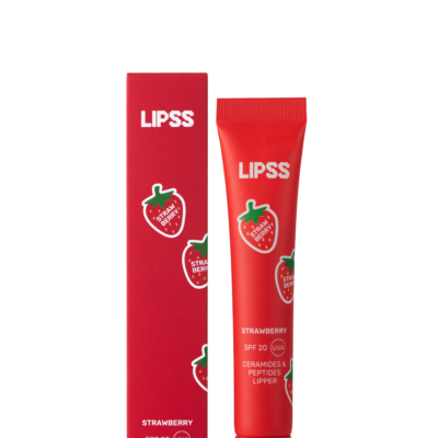 Блиск для губ з полуницею SPF 20 Lipss Lipper Strawberry, 10 мл