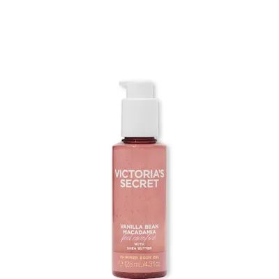 Поживна олія для тіла шиммером Victoria's Secret Feel Comfort Vanilla Bean Macadamia, 128 мл