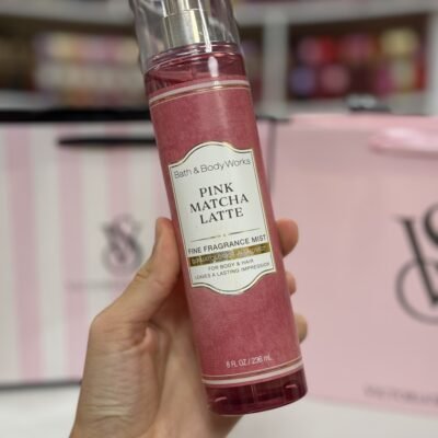 Парфумований спрей для тіла Bath & Body Works Pink Matcha Latte, 236 мл (Уцінка)