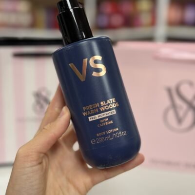 Парфумований поживний лосьйон для тіла Victoria's Secret Feel Motivated Fresh Slate & Warm Woods, 296 мл (Уцінка)