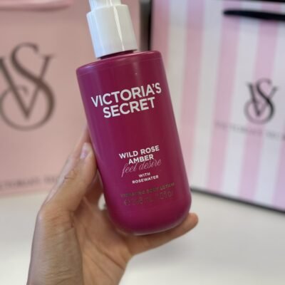 Парфумований поживний лосьйон для тіла Victoria's Secret Feel Desire Wild Rose Amber, 296 мл (УЦІНКА)