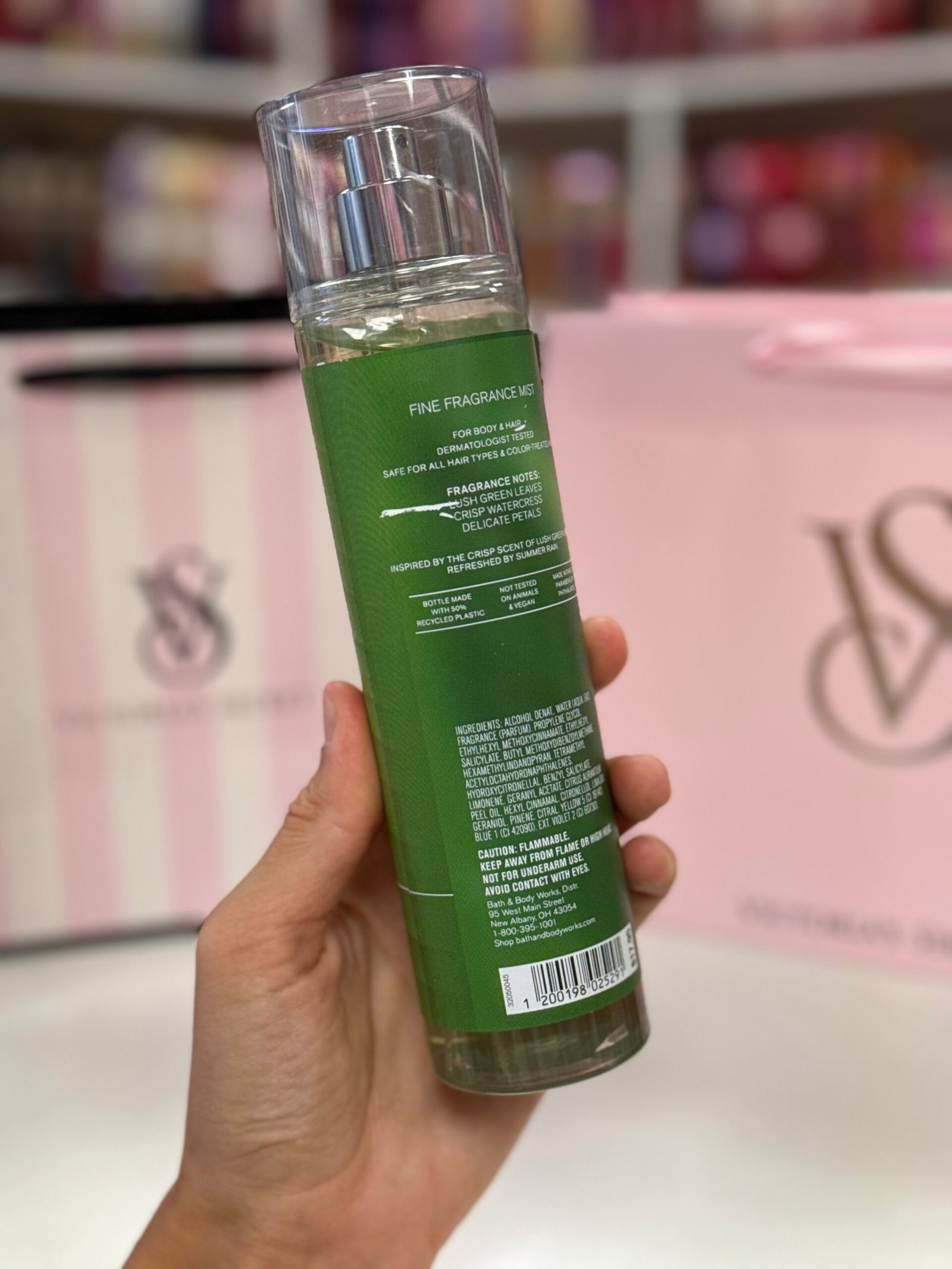 Парфумований спрей для тіла Bath & Body Works Rainkissed Leaves, 236 мл (Уцінка)
