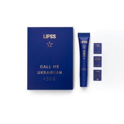 Блиск для губ з ароматом вареників з вишнями Lipss +380 СALL ME UKRAINIAN, 10 мл