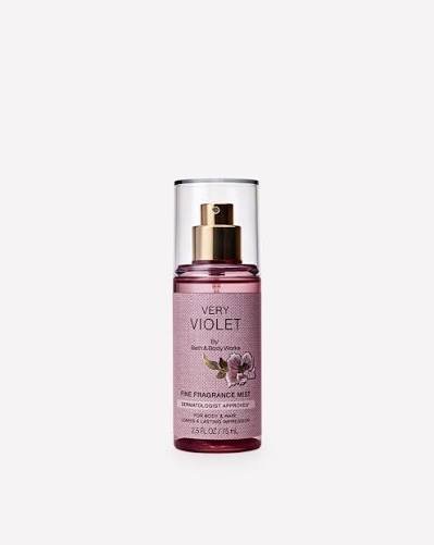 Парфумований міні спрей для тіла Bath & Body Works Very Violet, 75 мл