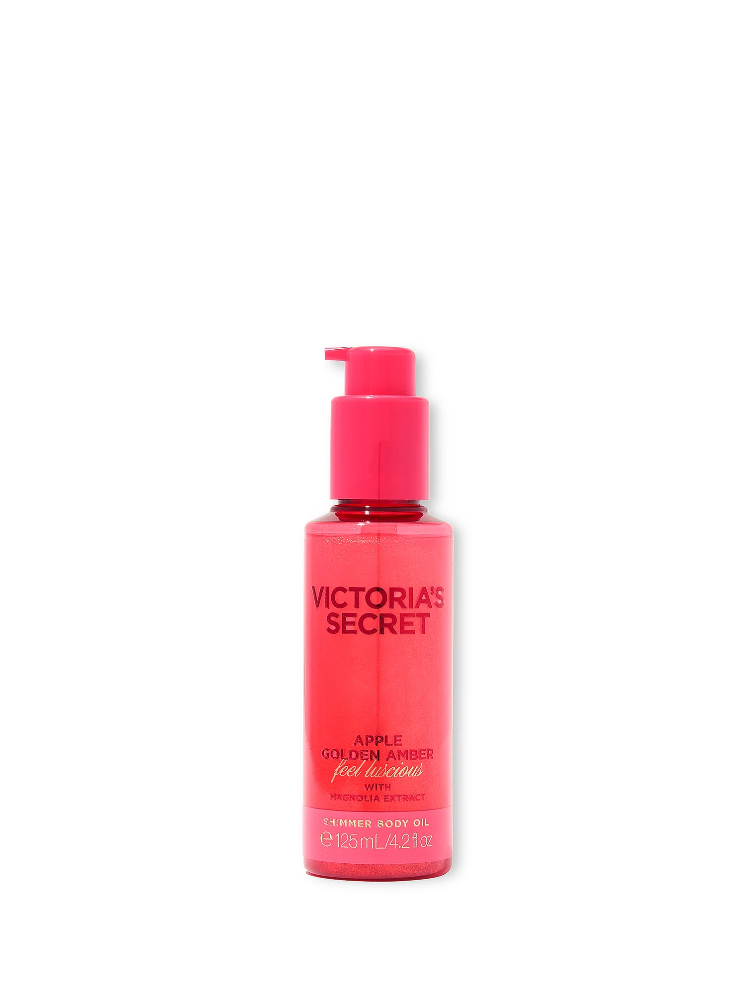Поживна олія для тіла шиммером Victoria's Secret Feel Luscious Apple Golden Amber, 128 мл