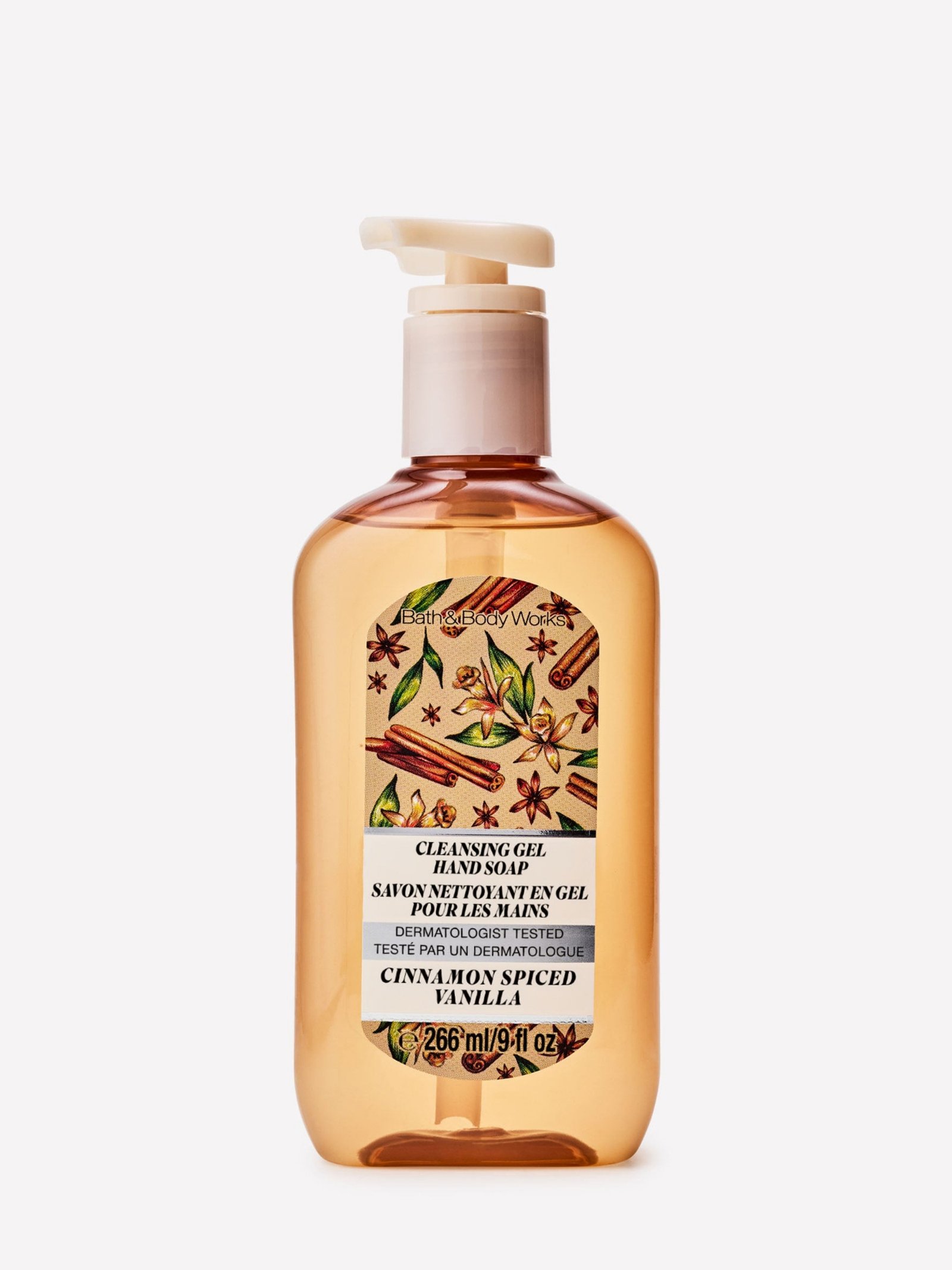 Парфумоване гелеве мило для рук Bath & Body Works Cinnamon Spiced Vanilla, 266 мл