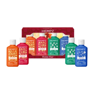 Набір лосьйонів для тіла Hempz Festive Four Fall & Holiday, 66 мл*4