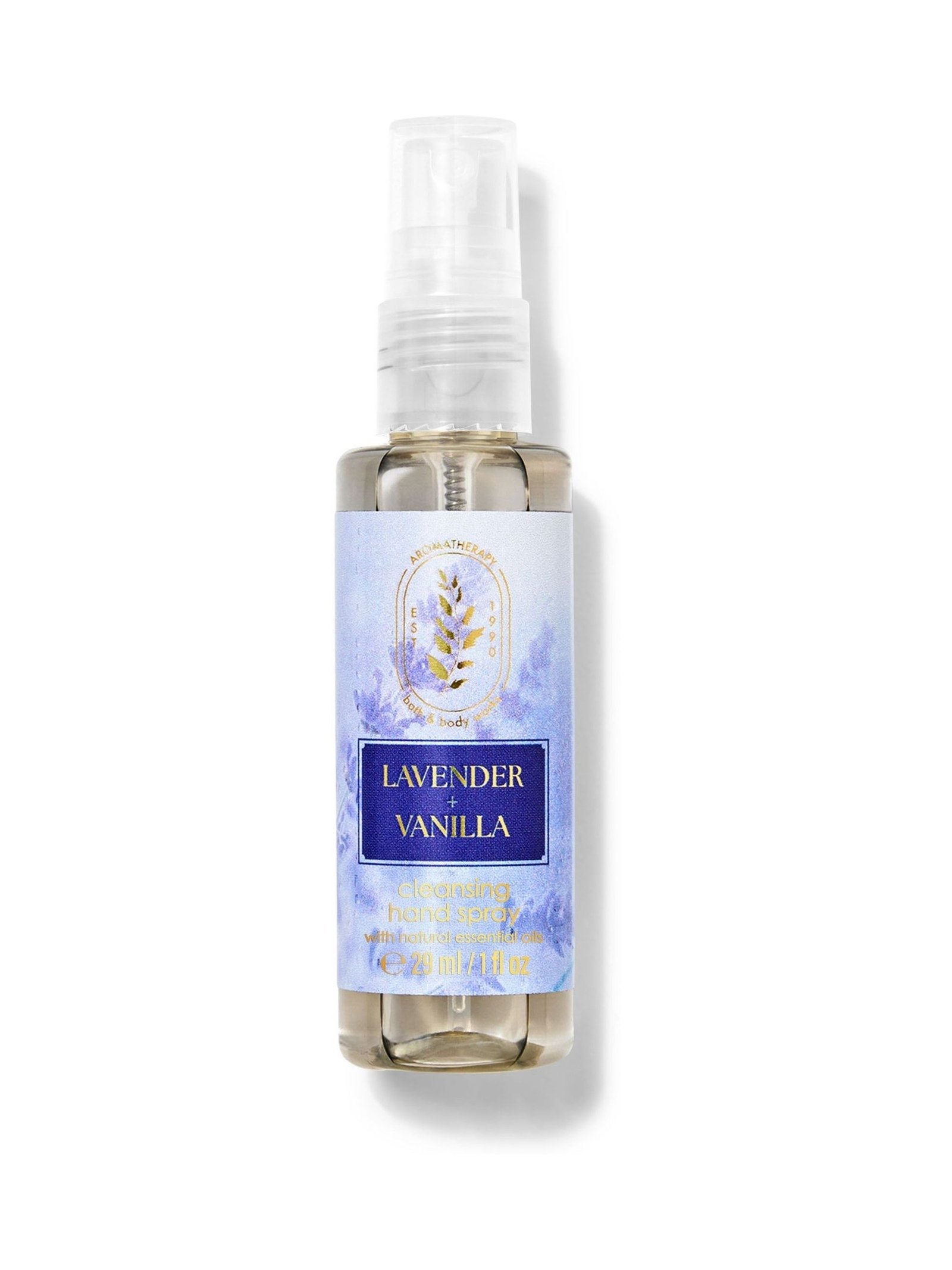Антисептик-спрей (санітайзер) для рук Bath & Body Works Lavender & Vanilla, 29 мл